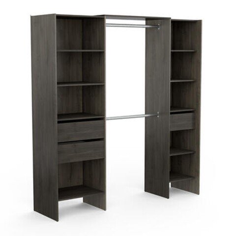 Kleiderschrank >Miami< in Kronberg Eiche/waterford - 192x205x50 (BxHxT)