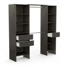 Kleiderschrank >Miami< in Kronberg Eiche/waterford - 192x205x50 (BxHxT)