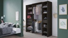 Kleiderschrank >Miami< in Kronberg Eiche/waterford - 192x205x50 (BxHxT)