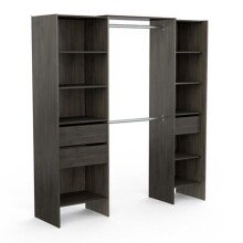 Kleiderschrank >Miami< in Kronberg Eiche/waterford - 192x205x50 (BxHxT)