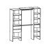 Kleiderschrank >Miami< in Kronberg Eiche/waterford - 192x205x50 (BxHxT)