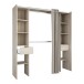 Kleiderschrank >Dana< in Shannon Eiche aus Holzwerkstoff - 190x203x50cm (BxHxT)