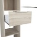 Kleiderschrank >Dana< in Shannon Eiche aus Holzwerkstoff - 190x203x50cm (BxHxT)