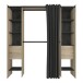 Kleiderschrank >Dana< in Kronberg Eiche/sidewalk - 190x203x50 (BxHxT)