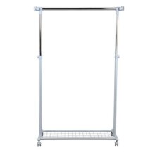 Kleiderständer >Ping< in hell grau aus Metall - 95x105x40cm (BxHxT)