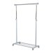 Kleiderständer >Ping< in hell grau aus Metall - 95x105x40cm (BxHxT)