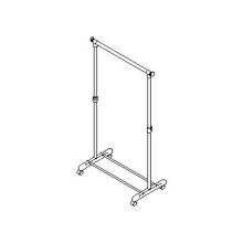 Kleiderständer >Wizz< in Matt schwarz - 80x153x43 (BxHxT)