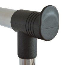 Kleiderständer >Wizz< in Matt schwarz - 80x153x43 (BxHxT)