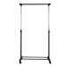 Kleiderständer >Wizz< in Matt schwarz - 80x153x43 (BxHxT)