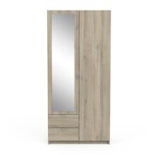 Garderobenschrank >Mellie2< in Kronberg Eiche - 89x192x51 (BxHxT)