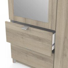 Garderobenschrank >Mellie2< in Kronberg Eiche - 89x192x51 (BxHxT)