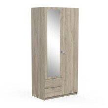 Garderobenschrank >Mellie2< in Kronberg Eiche - 89x192x51 (BxHxT)