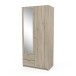 Garderobenschrank >Mellie2< in Kronberg Eiche - 89x192x51 (BxHxT)