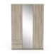 Kleiderschrank >Mellie2< in Kronberg Eiche - 134x192x51 (BxHxT)