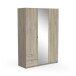 Kleiderschrank >Mellie2< in Kronberg Eiche - 134x192x51 (BxHxT)