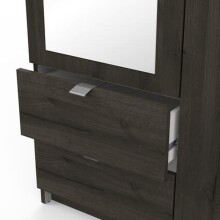 Kleiderschrank >Mellie2< in Eiche Waterford - 89x192x51 (BxHxT)