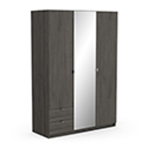 Kleiderschrank >Mellie2< in Eiche Waterford - 134x192x51 (BxHxT)
