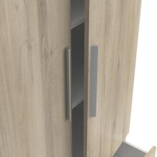 Kleiderschrank >Glory2< in Kronberg Eiche aus Holzwerkstoff - 178x192x51 (BxHxT)