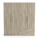 Kleiderschrank >Glory2< in Kronberg Eiche aus Holzwerkstoff - 178x192x51 (BxHxT)