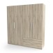 Kleiderschrank >Glory2< in Kronberg Eiche aus Holzwerkstoff - 178x192x51 (BxHxT)