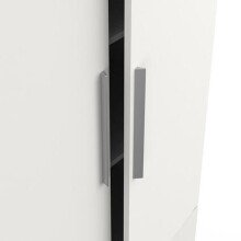 Kleiderschrank >Glory2< in matt weiss aus Holzwerkstoff - 178x192x51cm (BxHxT)