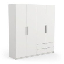 Kleiderschrank >Glory2< in matt weiss aus...