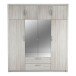 Kleiderschrank >Pluton< in Shannon Eiche aus Holzwerkstoff - 198x224x57 (BxHxT)