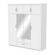 Kleiderschrank >Pluton< in Shannon Eiche aus Holzwerkstoff - 198x224x57 (BxHxT)