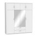 Kleiderschrank >Pluton< in Shannon Eiche aus Holzwerkstoff - 198x224x57 (BxHxT)