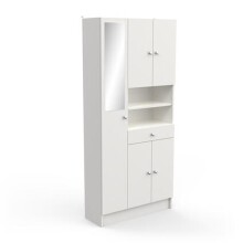 Badezimmerspiegelschrank >Imbattable< in matt weiss...