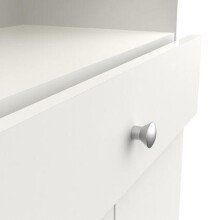 Badezimmerspiegelschrank >Imbattable< in matt weiss - 82x180x32 (BxHxT)