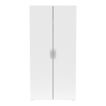 Hochschrank >Nano< in Shannon Eiche/perle weiss - 79x167x52 (BxHxT)