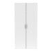 Hochschrank >Nano< in Shannon Eiche/perle weiss - 79x167x52 (BxHxT)