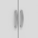 Hochschrank >Nano< in Shannon Eiche/perle weiss - 79x167x52 (BxHxT)