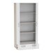 Kleiderschrank >Nano< in Shannon Eiche/perle weiss - 81x167x38 (BxHxT)