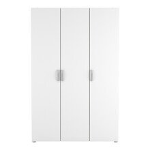 Kleiderschrank >Nano< in Shannon Eiche/perle weiss - 119x185x51 (BxHxT)