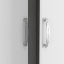 Kleiderschrank >Nano< in Shannon Eiche/perle weiss - 119x185x51 (BxHxT)