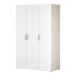 Kleiderschrank >Nano< in Shannon Eiche/perle weiss - 119x185x51 (BxHxT)