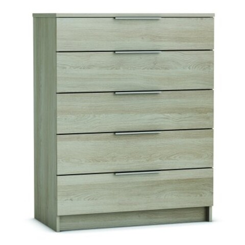 Kommode >Space< in Shannon Eiche aus Holzwerkstoff - 80x102x42cm (BxHxT)