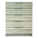 Kommode >Space< in Shannon Eiche aus Holzwerkstoff - 80x102x42cm (BxHxT)