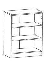 Kommode >Space< in Shannon Eiche aus Holzwerkstoff - 73x95x42cm (BxHxT)
