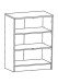 Kommode >Space< in Shannon Eiche aus Holzwerkstoff - 73x95x42cm (BxHxT)