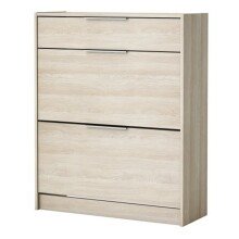 Schuhschrank >Space< in Shannon Eiche aus Holzwerkstoff - 83x101x29cm (BxHxT)