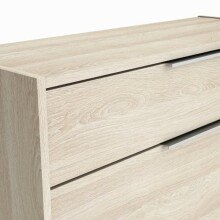 Schuhschrank >Space< in Shannon Eiche aus Holzwerkstoff - 83x101x29cm (BxHxT)