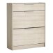 Schuhschrank >Space< in Shannon Eiche aus Holzwerkstoff - 83x101x29cm (BxHxT)