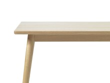 Esstisch >Blanes< in Klar Lackiert - 150x75x90 (BxHxT)