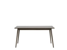 Esstisch >Blanes< in Smoked Klar Lackiert - 150x75x90 (BxHxT)