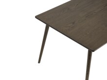 Esstisch >Blanes< in Smoked Klar Lackiert - 150x75x90 (BxHxT)