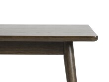 Esstisch >Blanes< in Smoked Klar Lackiert - 190x75x90 (BxHxT)