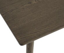 Esstisch >Blanes< in Smoked Klar Lackiert - 190x75x90 (BxHxT)